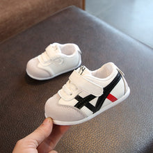 Load image into Gallery viewer, 0 to 18 months baby boys and girls toddler shoes infant sneakers newborn soft bottom first walk non-slip fashion shoes