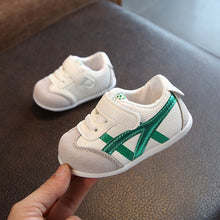 Load image into Gallery viewer, 0 to 18 months baby boys and girls toddler shoes infant sneakers newborn soft bottom first walk non-slip fashion shoes