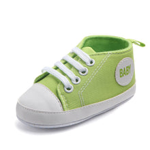 Load image into Gallery viewer, 0-18M Unisex Baby Moccasins PU Leather Toddler First Walker Soft Soled Baby Girls Sport Shoes Newborn Boys Anti-slip Sneakers