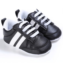 Load image into Gallery viewer, 0-18M Unisex Baby Moccasins PU Leather Toddler First Walker Soft Soled Baby Girls Sport Shoes Newborn Boys Anti-slip Sneakers