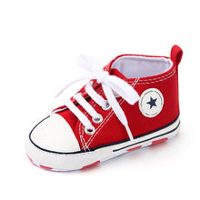 Load image into Gallery viewer, 0-18M Unisex Baby Moccasins PU Leather Toddler First Walker Soft Soled Baby Girls Sport Shoes Newborn Boys Anti-slip Sneakers