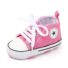 Load image into Gallery viewer, 0-18M Unisex Baby Moccasins PU Leather Toddler First Walker Soft Soled Baby Girls Sport Shoes Newborn Boys Anti-slip Sneakers