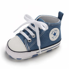 Load image into Gallery viewer, 0-18M Unisex Baby Moccasins PU Leather Toddler First Walker Soft Soled Baby Girls Sport Shoes Newborn Boys Anti-slip Sneakers