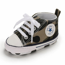 Load image into Gallery viewer, 0-18M Unisex Baby Moccasins PU Leather Toddler First Walker Soft Soled Baby Girls Sport Shoes Newborn Boys Anti-slip Sneakers