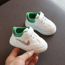 Load image into Gallery viewer, 0 to 18 months baby boys and girls toddler shoes infant sneakers newborn soft bottom first walk non-slip fashion shoes