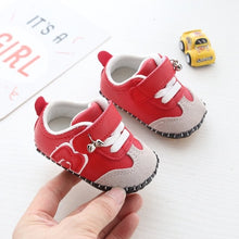 Load image into Gallery viewer, 0 to 18 months baby boys and girls toddler shoes infant sneakers newborn soft bottom first walk non-slip fashion shoes