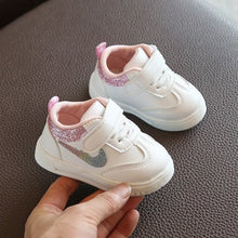 Load image into Gallery viewer, 0 to 18 months baby boys and girls toddler shoes infant sneakers newborn soft bottom first walk non-slip fashion shoes